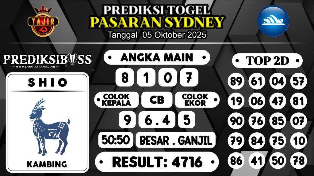 https://prediksibosswo.com/prediksi-boss-togel-sidney-minggu-05-oktober-2025/