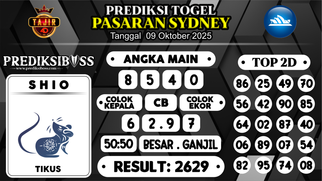 https://prediksibosswo.com/prediksi-boss-togel-sidney-kamis-09-oktober-2025/